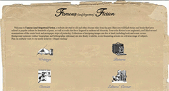 Desktop Screenshot of famous-and-forgotten-fiction.com