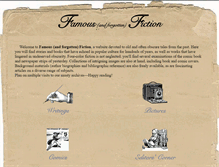 Tablet Screenshot of famous-and-forgotten-fiction.com